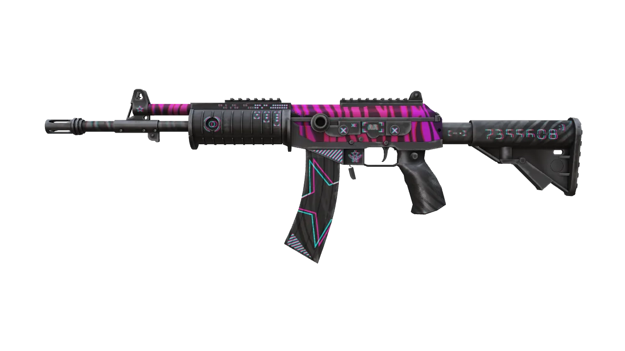 Galil AR | Chromatic Aberration (Factory New) — Dust II light, front