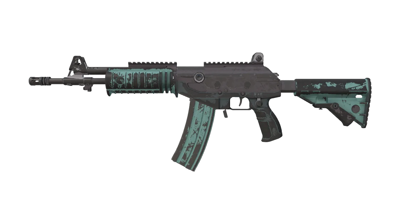 Galil AR | Robin's Egg (Battle-Scarred) — Dust II light, front