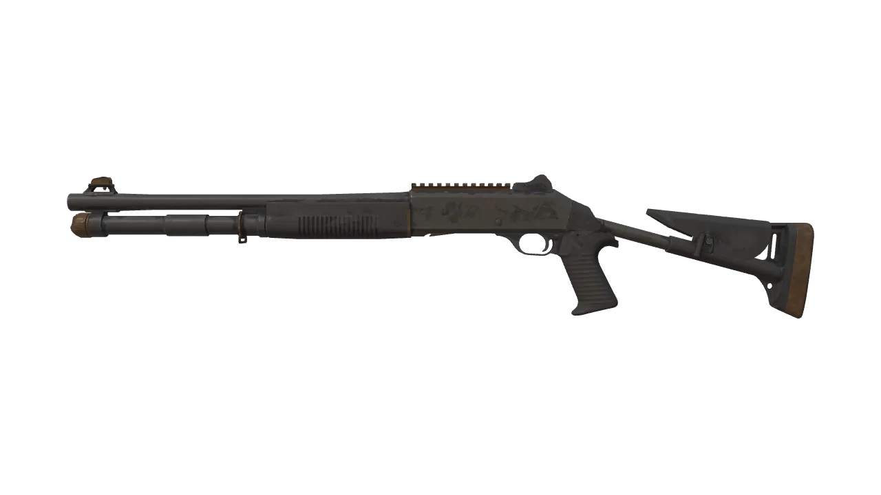 Souvenir XM1014 | Black Site (Battle-Scarred) — Dust II light, front