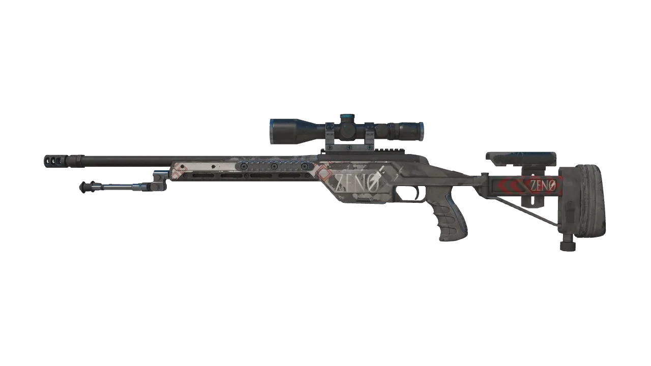 SSG 08 | Zeno (Battle-Scarred) — Dust II light, front