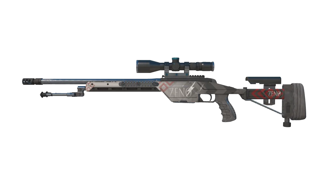 Souvenir SSG 08 | Zeno (Field-Tested) — Dust II light, front