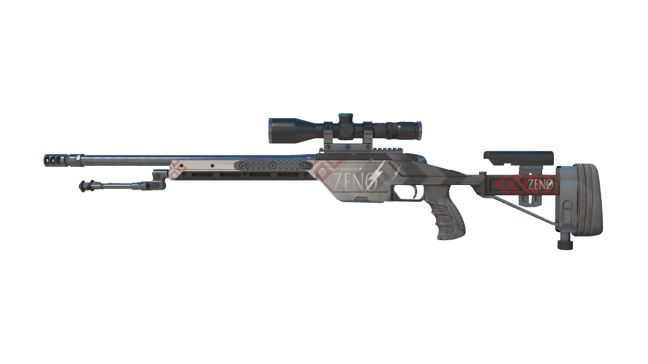 SSG 08 | Zeno (Minimal Wear) — Dust II light, front