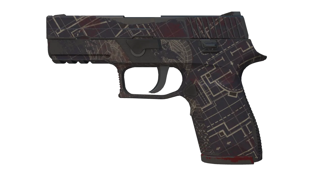 P250 | Facility Draft (Field-Tested) — Dust II light, front