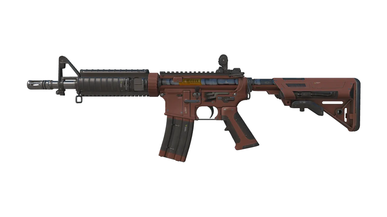 Souvenir M4A4 | Turbine (Minimal Wear) — Dust II light, front