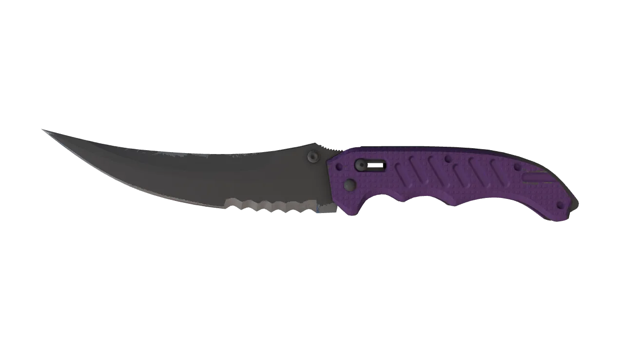 ★ Flip Knife | Ultraviolet (Field-Tested) — Dust II light, front