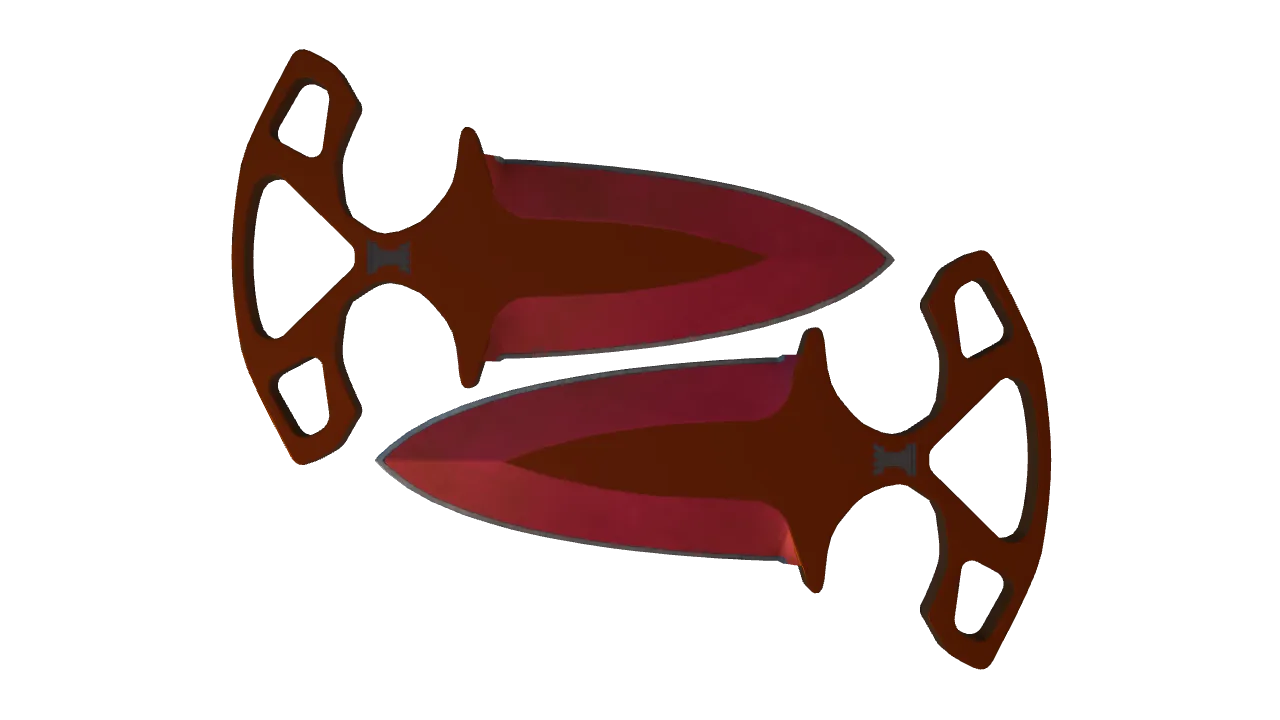 Shadow Daggers | Doppler (Ruby) seed #119, front