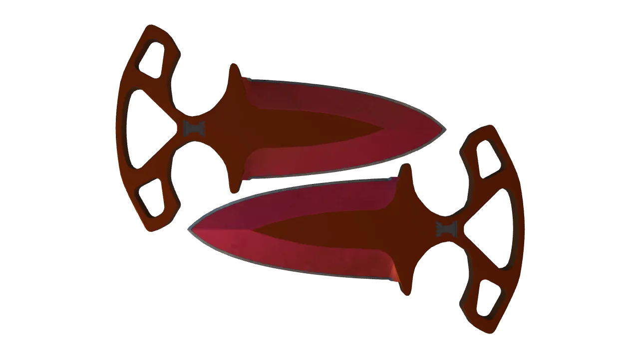 Shadow Daggers | Doppler (Ruby) seed #132, front