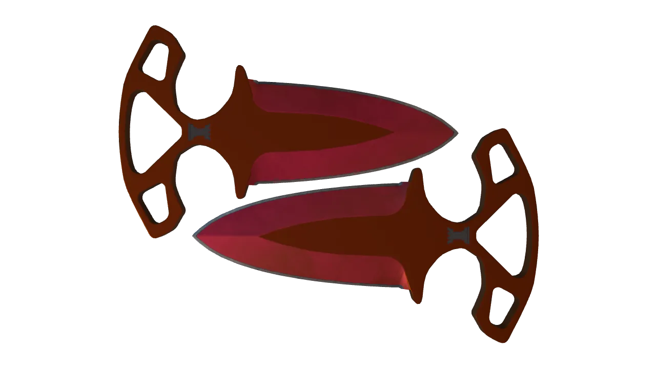 Shadow Daggers | Doppler (Ruby) seed #137, front