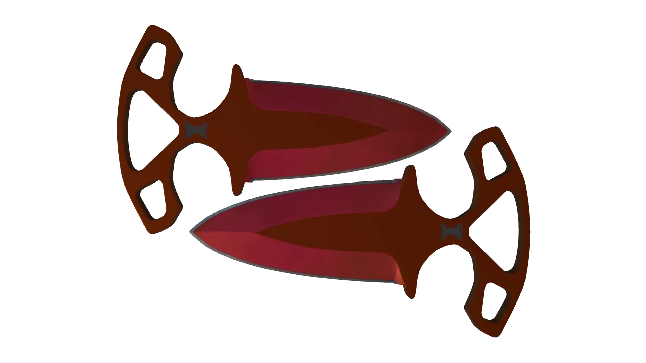 Shadow Daggers | Doppler (Ruby) seed #154, front