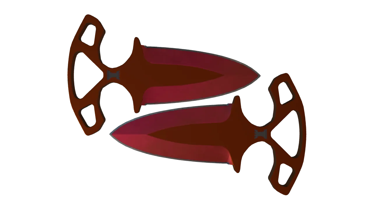 Shadow Daggers | Doppler (Ruby) seed #172, front
