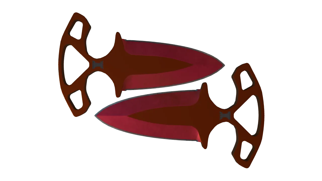 Shadow Daggers | Doppler (Ruby) seed #213, front