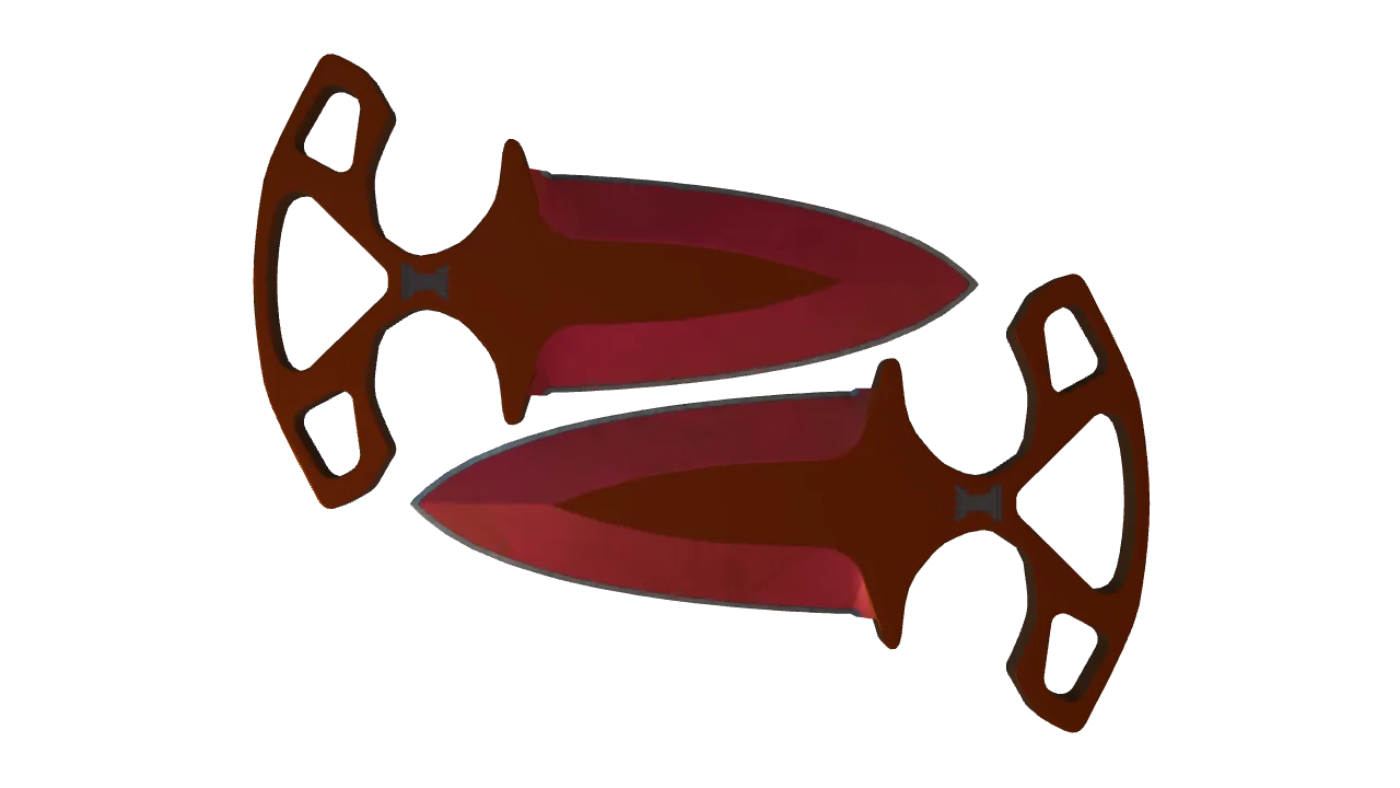 Shadow Daggers | Doppler (Ruby) seed #224, front