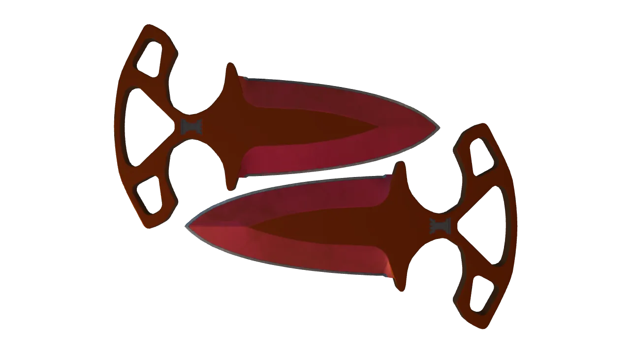 Shadow Daggers | Doppler (Ruby) seed #225, front