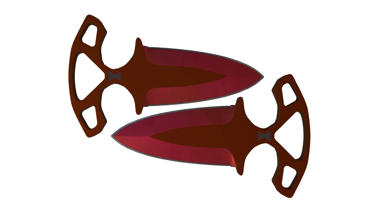Shadow Daggers | Doppler (Ruby) seed #238, front