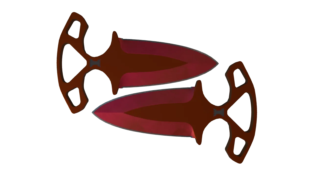 Shadow Daggers | Doppler (Ruby) seed #283, front