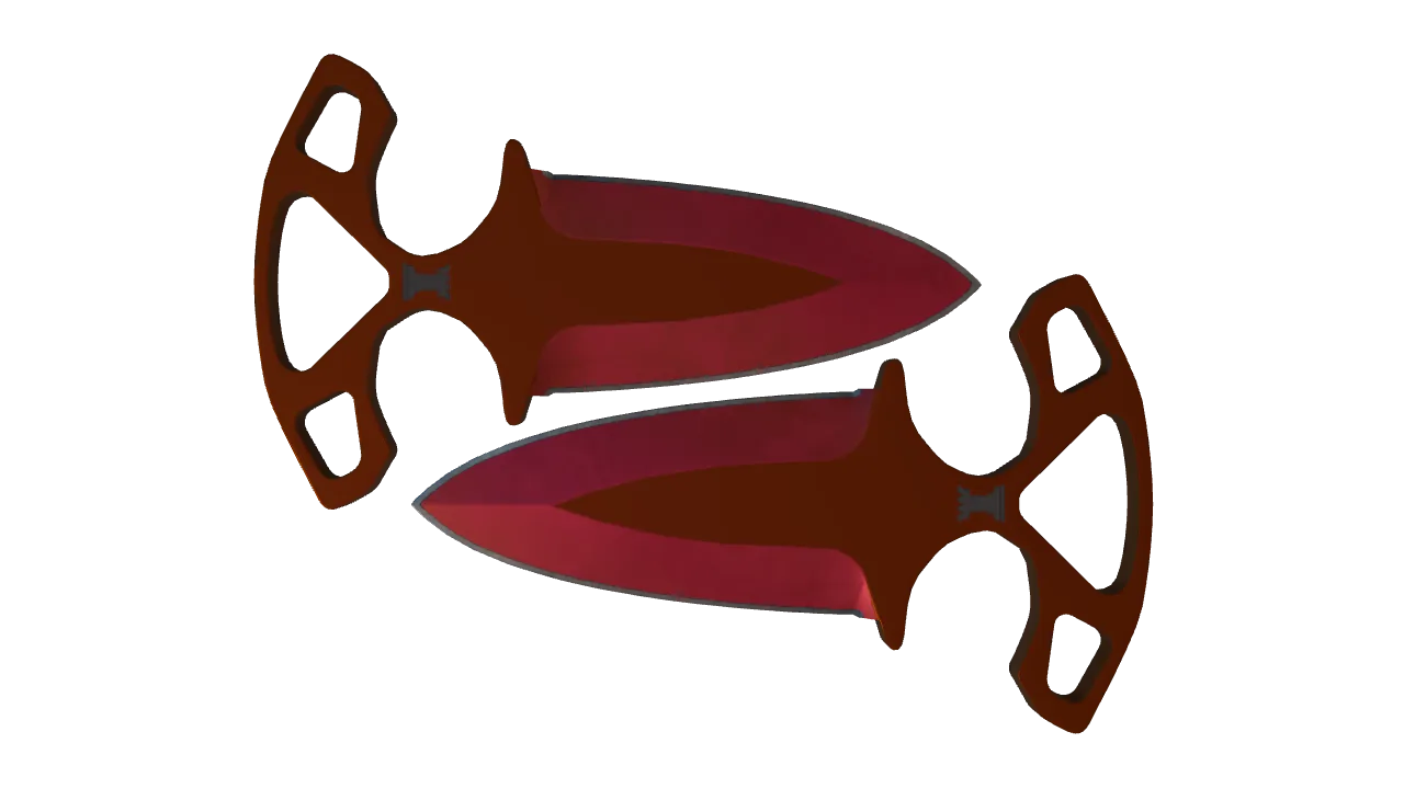 Shadow Daggers | Doppler (Ruby) seed #287, front