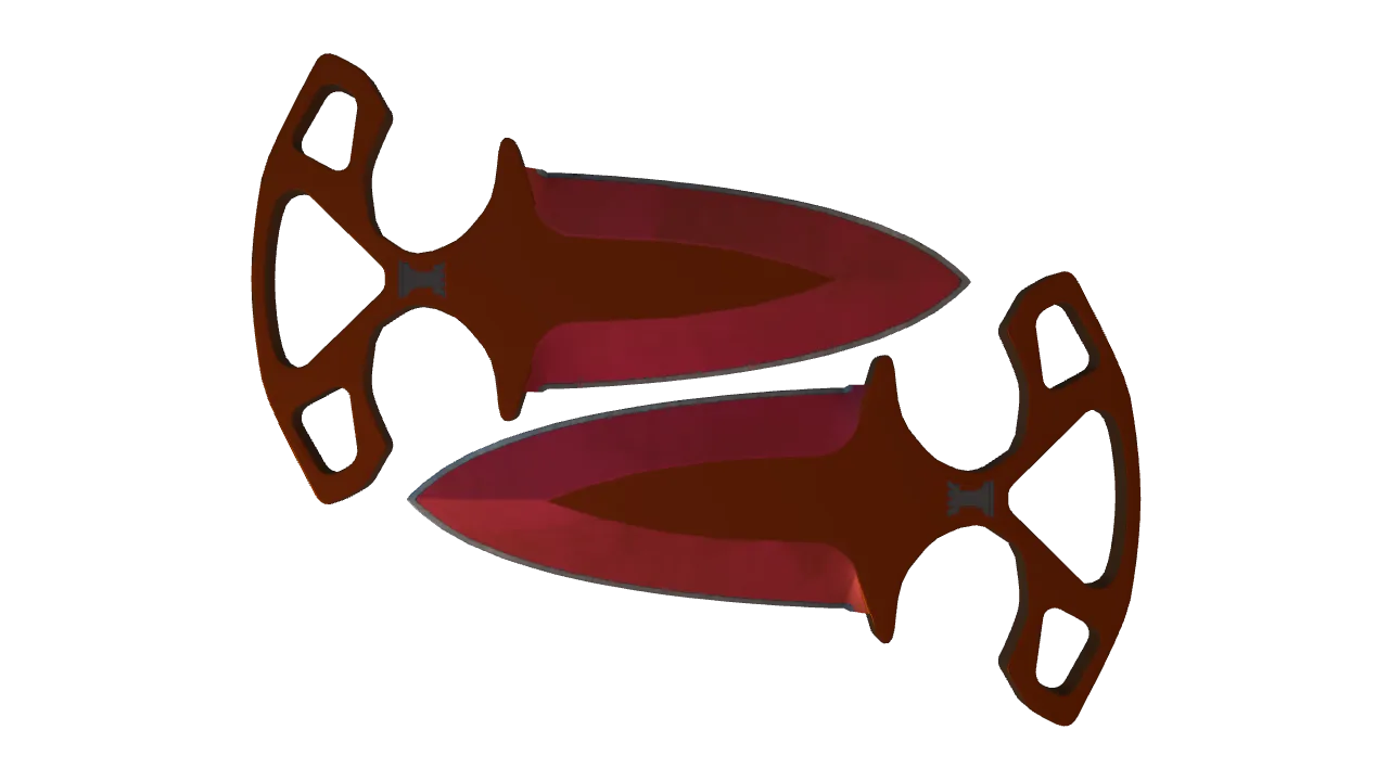 Shadow Daggers | Doppler (Ruby) seed #320, front