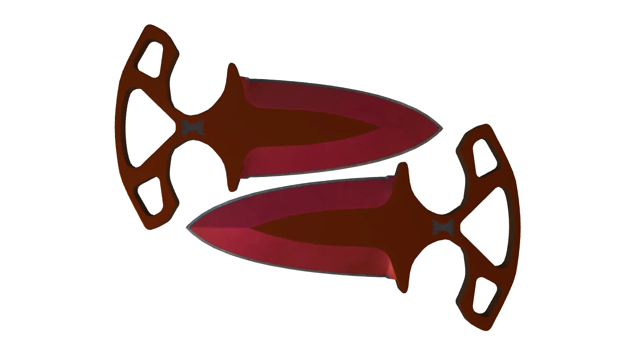 Shadow Daggers | Doppler (Ruby) seed #371, front