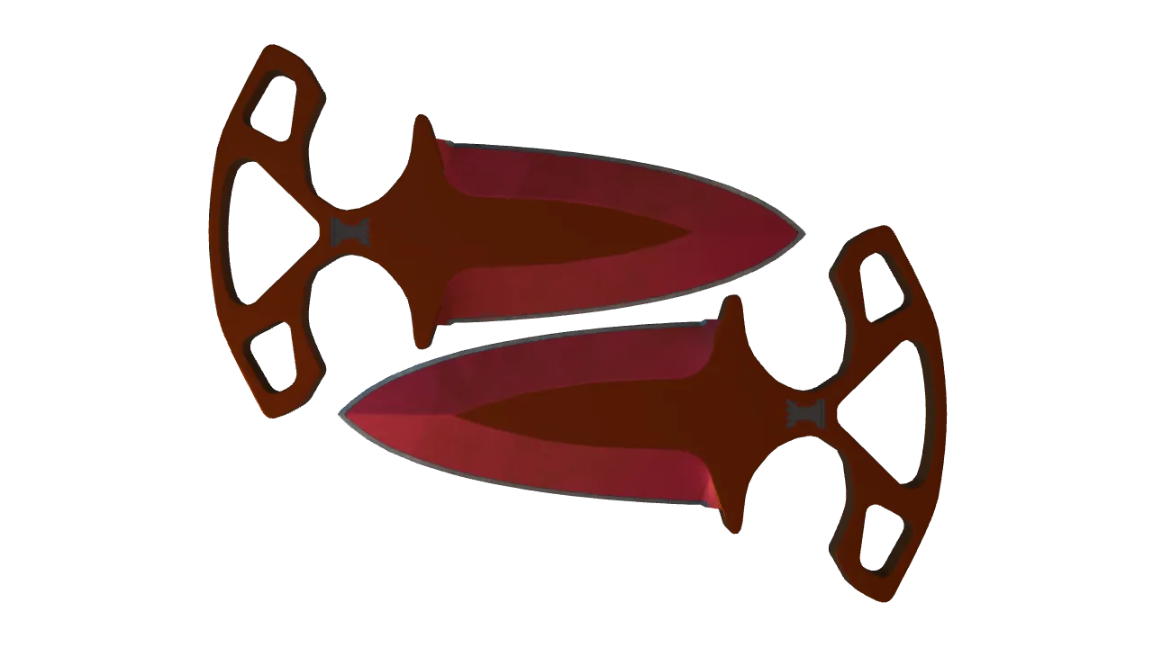 Shadow Daggers | Doppler (Ruby) seed #419, front