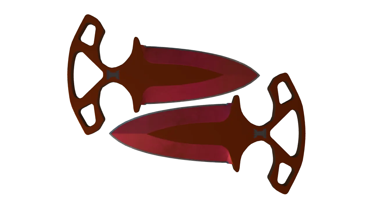 Shadow Daggers | Doppler (Ruby) seed #421, front