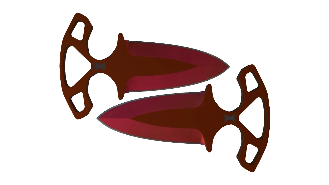 Shadow Daggers | Doppler (Ruby) seed #435, front