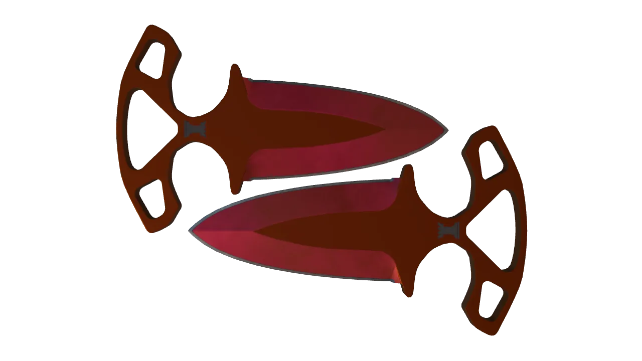 Shadow Daggers | Doppler (Ruby) seed #439, front