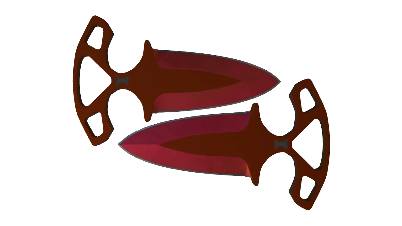 Shadow Daggers | Doppler (Ruby) seed #472, front