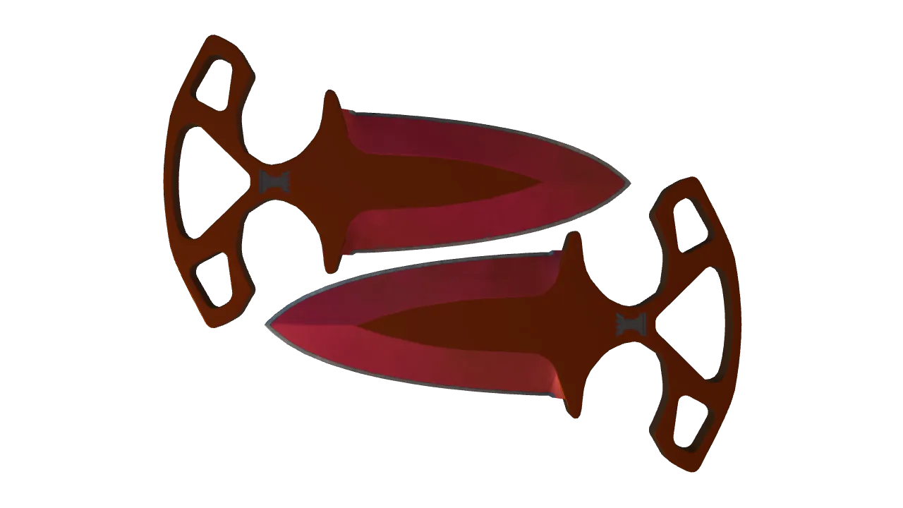 Shadow Daggers | Doppler (Ruby) seed #548, front