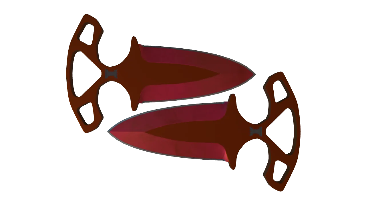 Shadow Daggers | Doppler (Ruby) seed #584, front