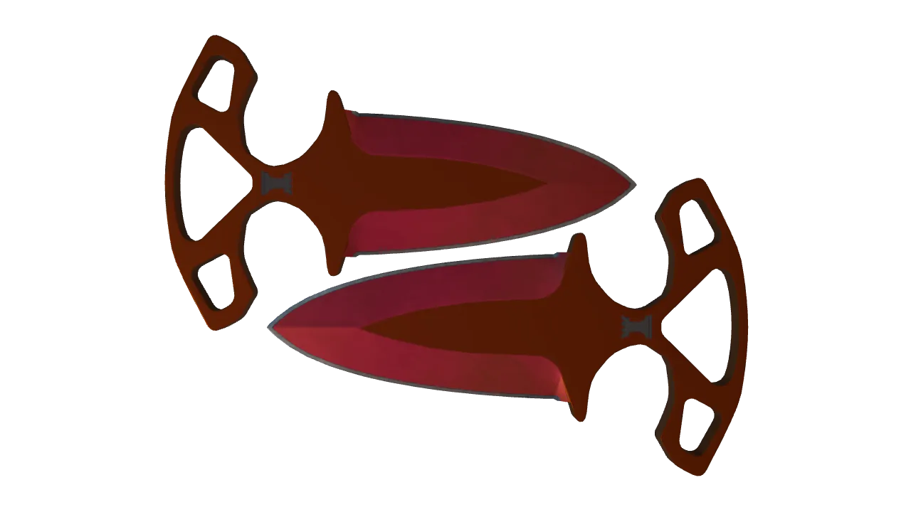 Shadow Daggers | Doppler (Ruby) seed #586, front