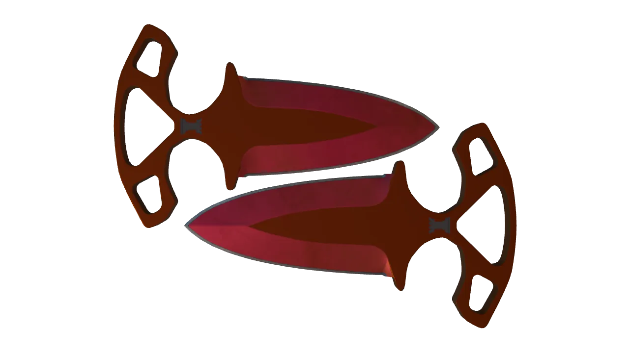 Shadow Daggers | Doppler (Ruby) seed #605, front