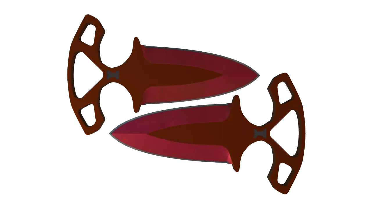 Shadow Daggers | Doppler (Ruby) seed #607, front