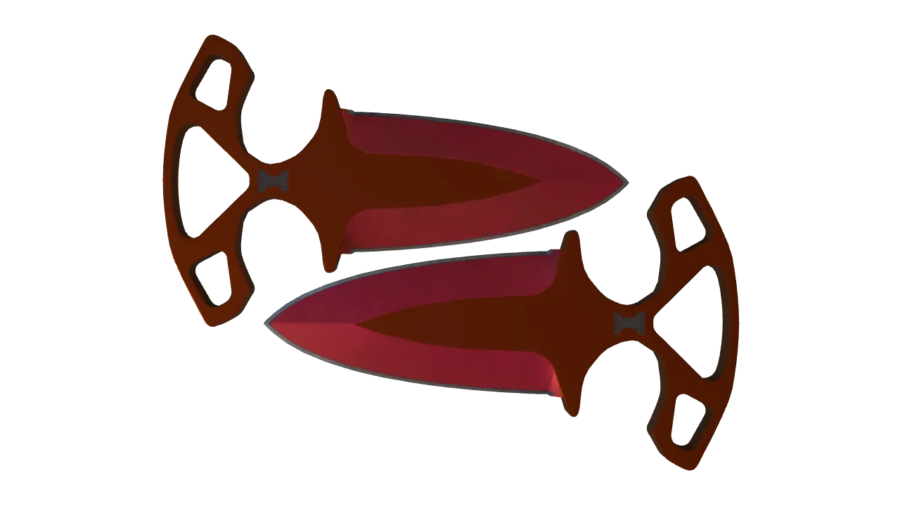 Shadow Daggers | Doppler (Ruby) seed #614, front