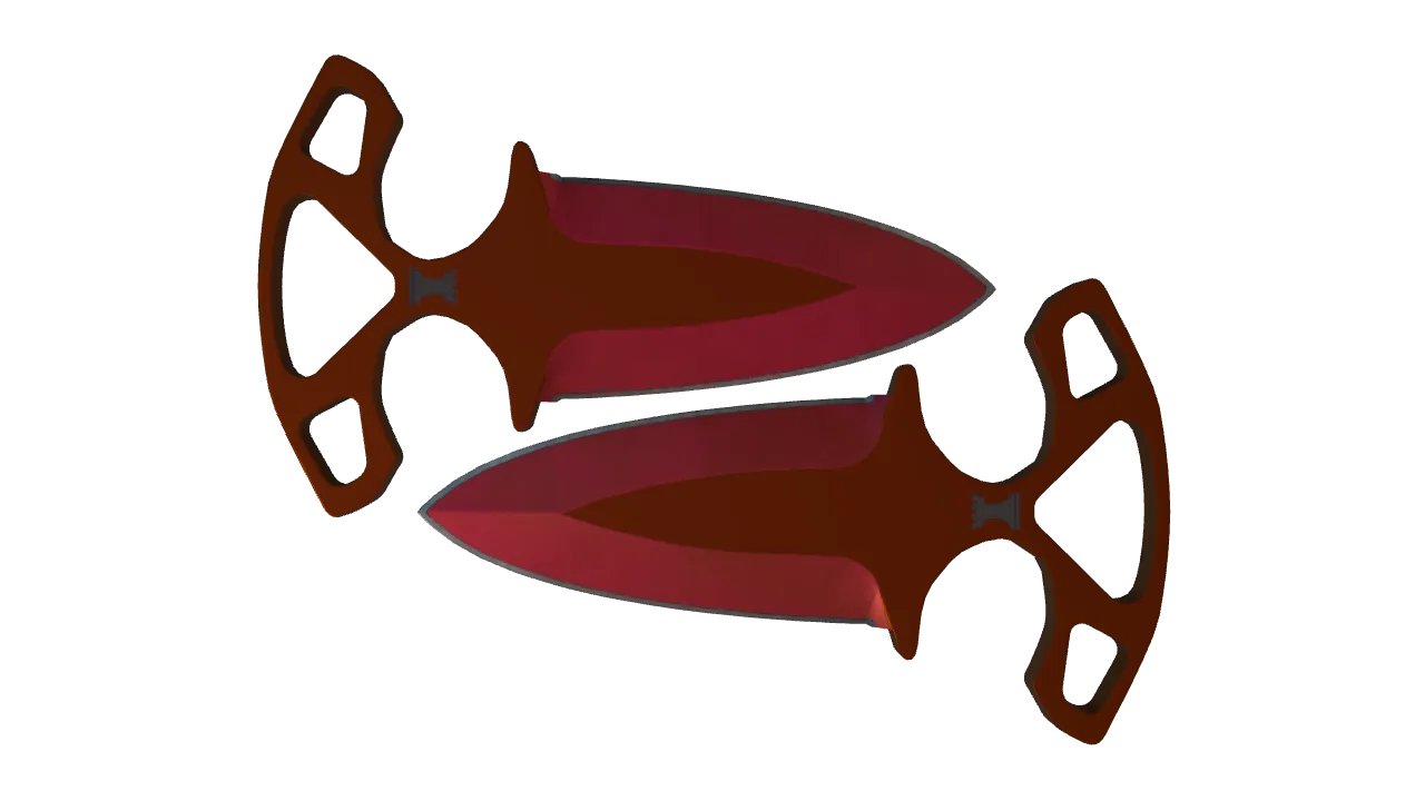 Shadow Daggers | Doppler (Ruby) seed #615, front