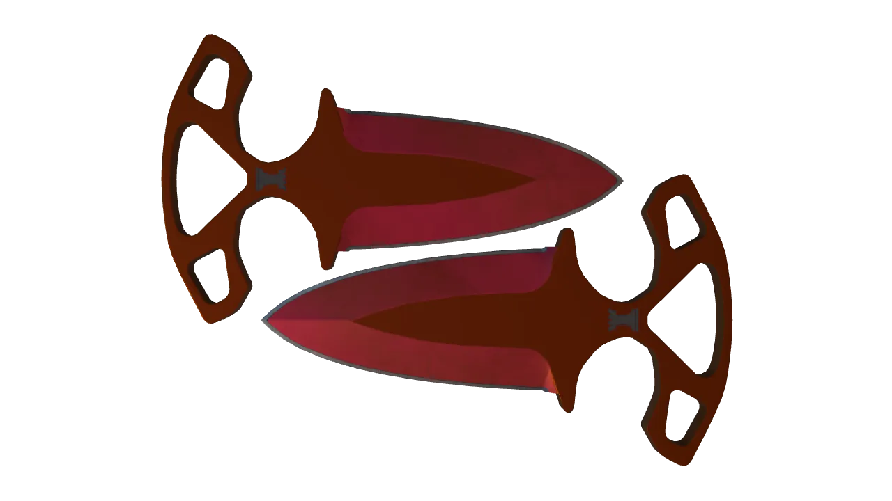 Shadow Daggers | Doppler (Ruby) seed #619, front
