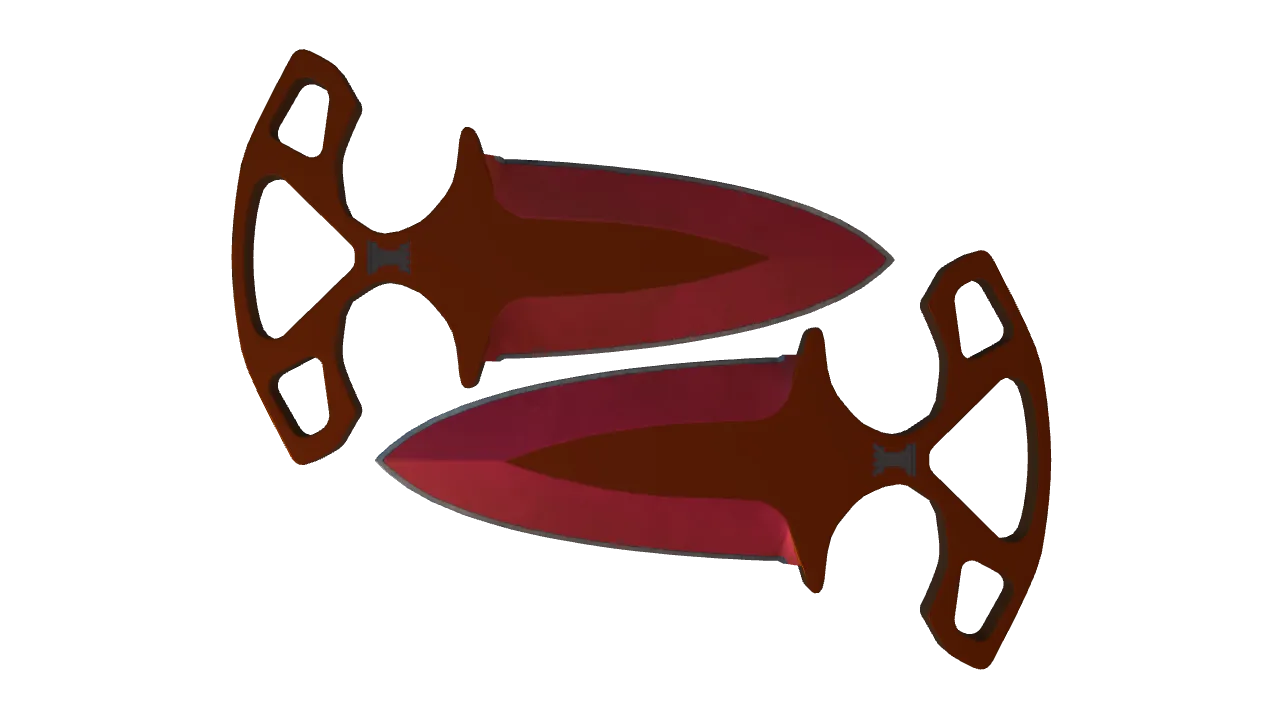Shadow Daggers | Doppler (Ruby) seed #621, front
