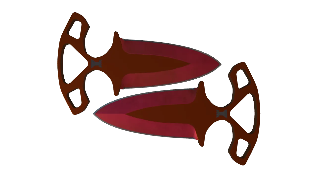 Shadow Daggers | Doppler (Ruby) seed #683, front