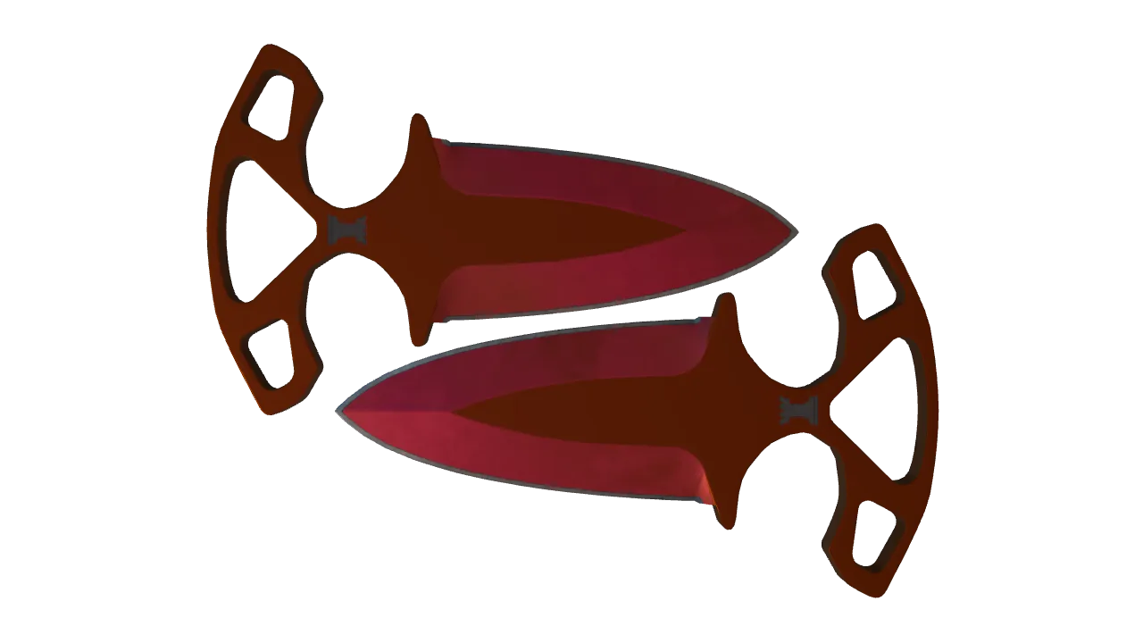 Shadow Daggers | Doppler (Ruby) seed #727, front