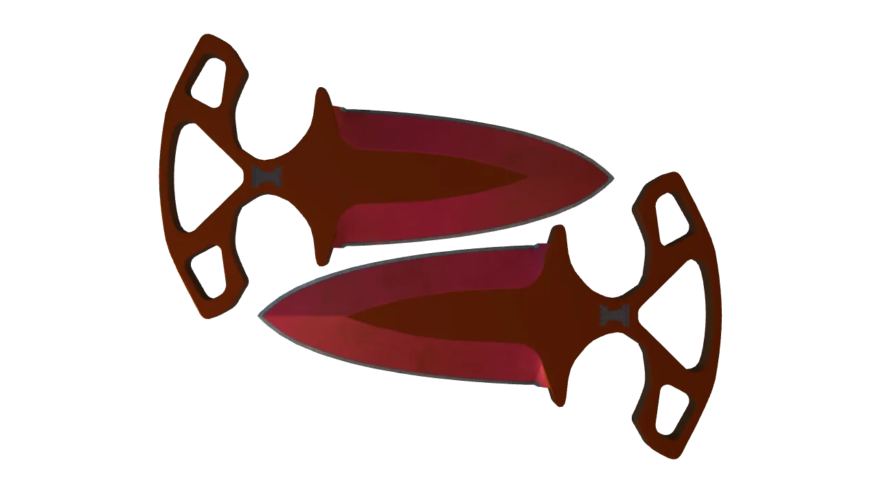 Shadow Daggers | Doppler (Ruby) seed #737, front