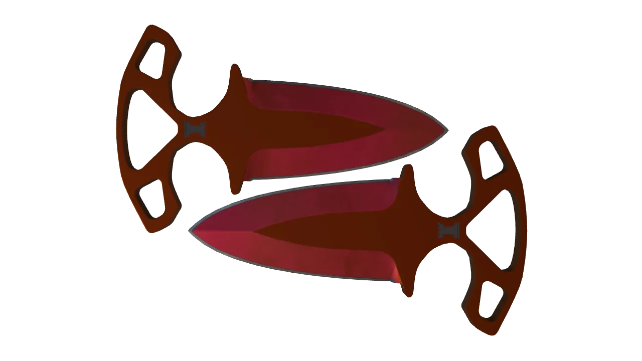 Shadow Daggers | Doppler (Ruby) seed #804, front