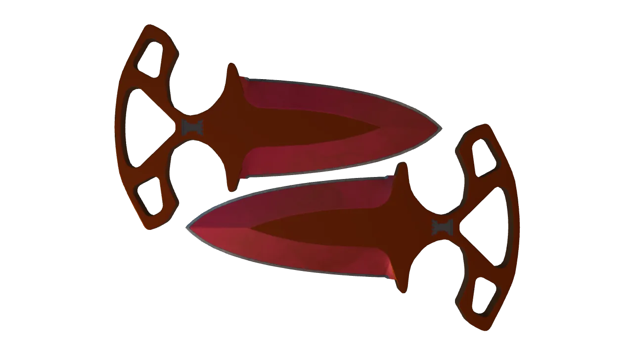 Shadow Daggers | Doppler (Ruby) seed #813, front