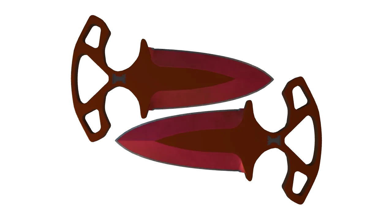 Shadow Daggers | Doppler (Ruby) seed #966, front