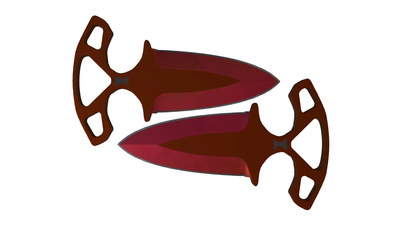 Shadow Daggers | Doppler (Ruby) seed #983, front