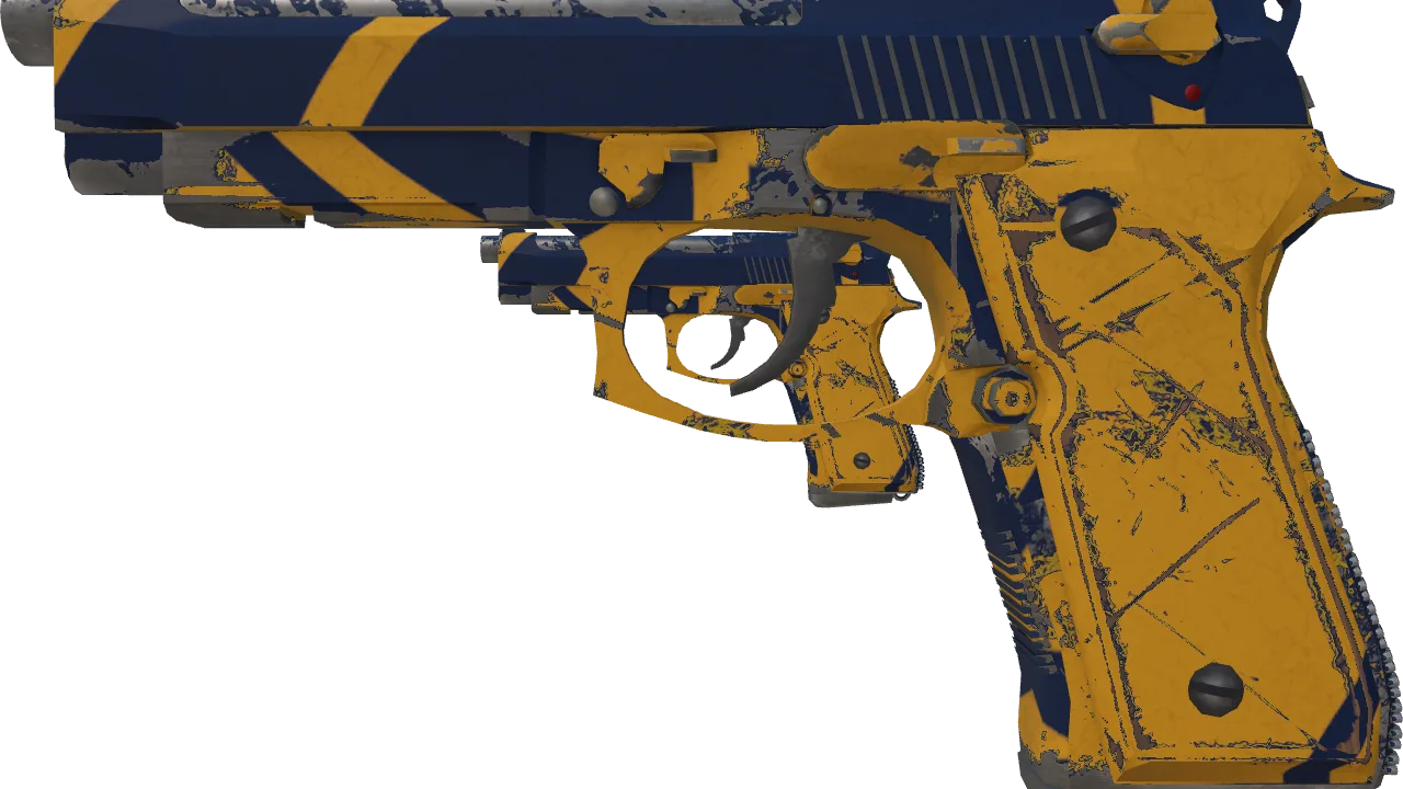 Dual Berettas | Marina (Field-Tested) — Dust II light, front