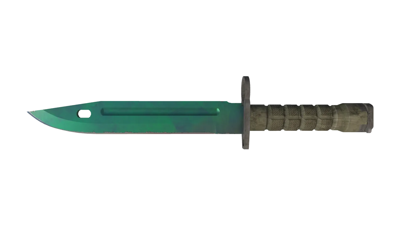 ★ Bayonet | Gamma Doppler (Phase 2) (Minimal Wear) — Dust II light, front
