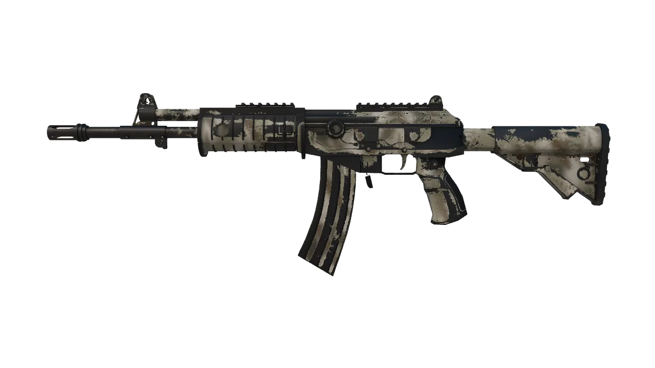 Souvenir Galil AR | Sage Spray (Battle-Scarred) — Dust II light, front