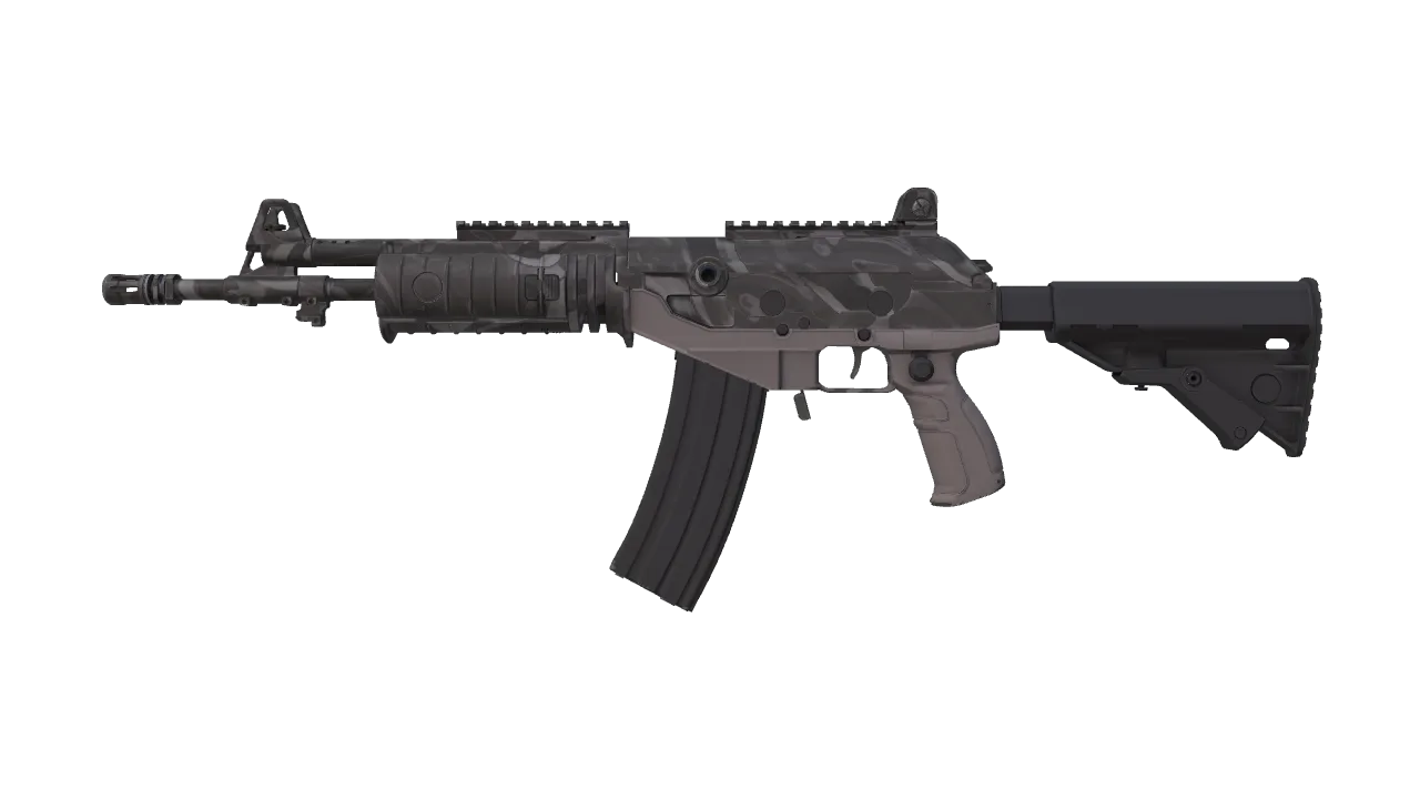 Souvenir Galil AR | Grey Smoke (Minimal Wear) — Dust II light, front