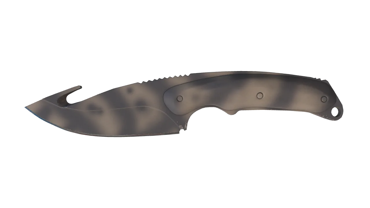 ★ Gut Knife | Scorched (Factory New) — Dust II light, front