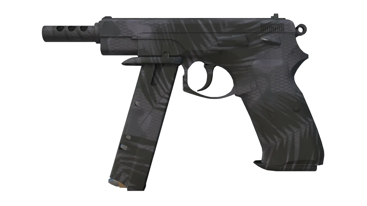 CZ75-Auto | Midnight Palm (Minimal Wear) — Dust II light, front