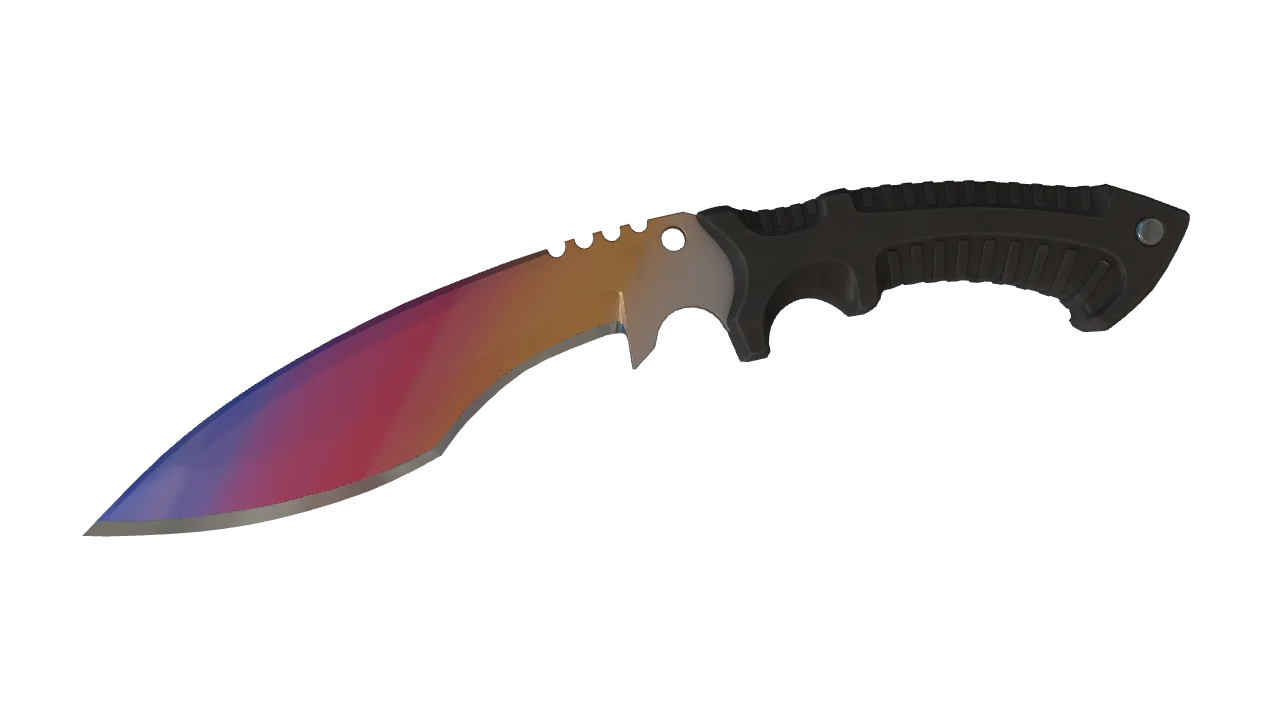 ★ Kukri Knife | Fade (Factory New) — Dust II light, front
